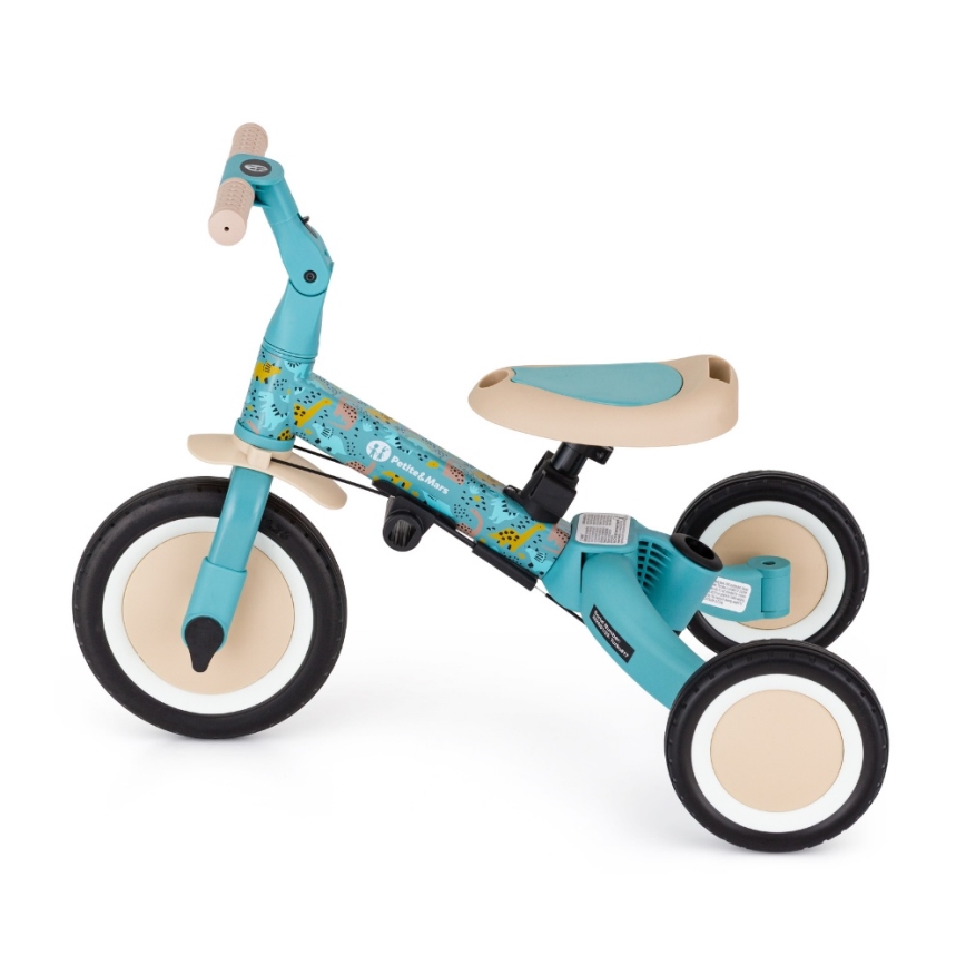 PETITE&MARS - Tricicletă pentru copii 5 în 1 TURBO LIMITED Dino Park