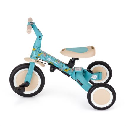 PETITE&MARS - Tricicletă pentru copii 5 în 1 TURBO LIMITED Dino Park