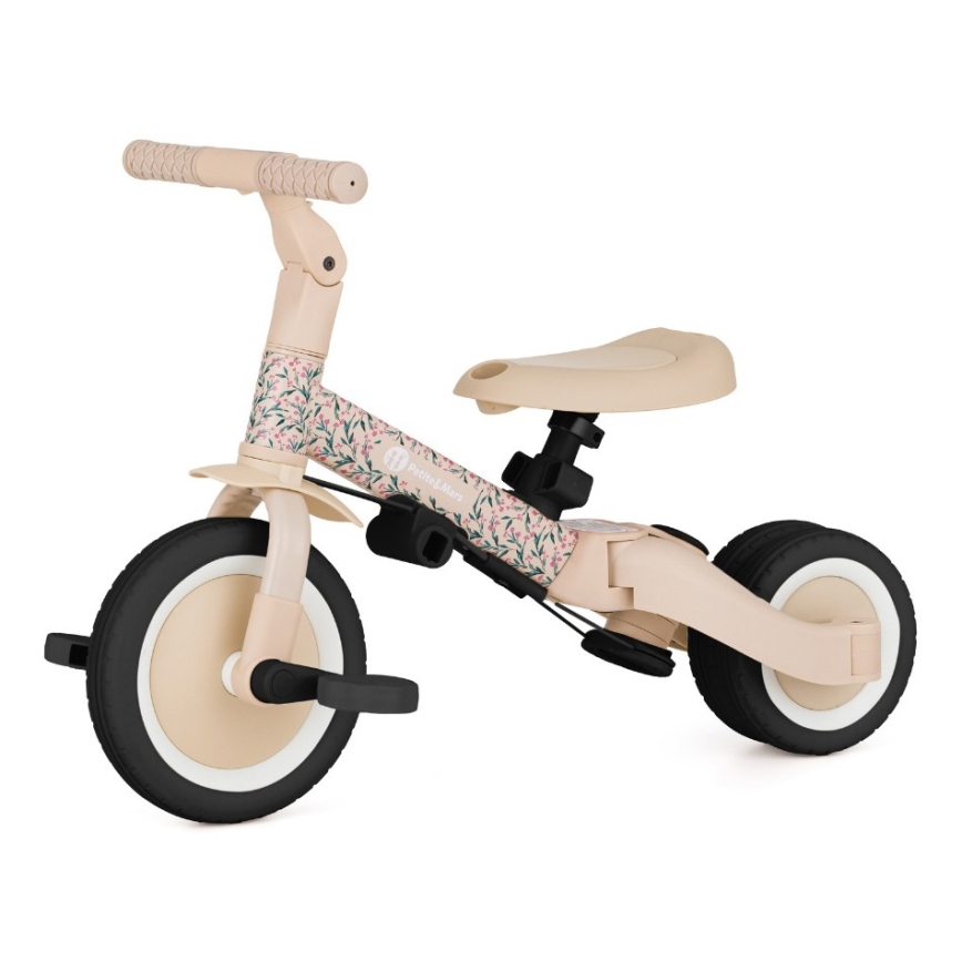 PETITE&MARS - Tricicletă TURBO LIMITED 5 în 1 pentru copii Pink Meadow