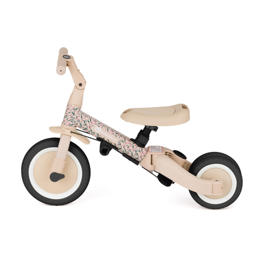 PETITE&MARS - Tricicletă TURBO LIMITED 5 în 1 pentru copii Pink Meadow