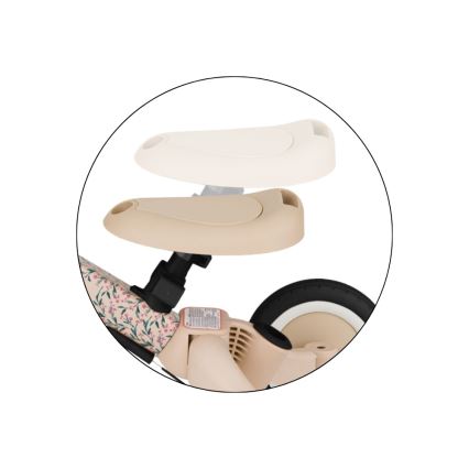 PETITE&MARS - Tricicletă TURBO LIMITED 5 în 1 pentru copii Pink Meadow