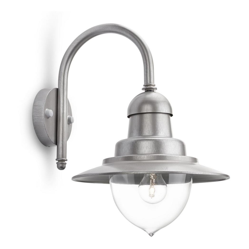 Philips 01652/52/PN - Aplică perete exterior MYGARDEN RAINDROP 1xE27/60W/230V IP44