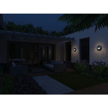 Philips 16245/93/16 - Corp de iluminat perete exterior MYGARDEN JUNE 1xE27/12W/230V