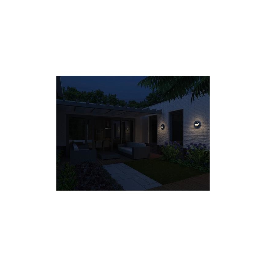 Philips 16245/93/16 - Corp de iluminat perete exterior MYGARDEN JUNE 1xE27/12W/230V