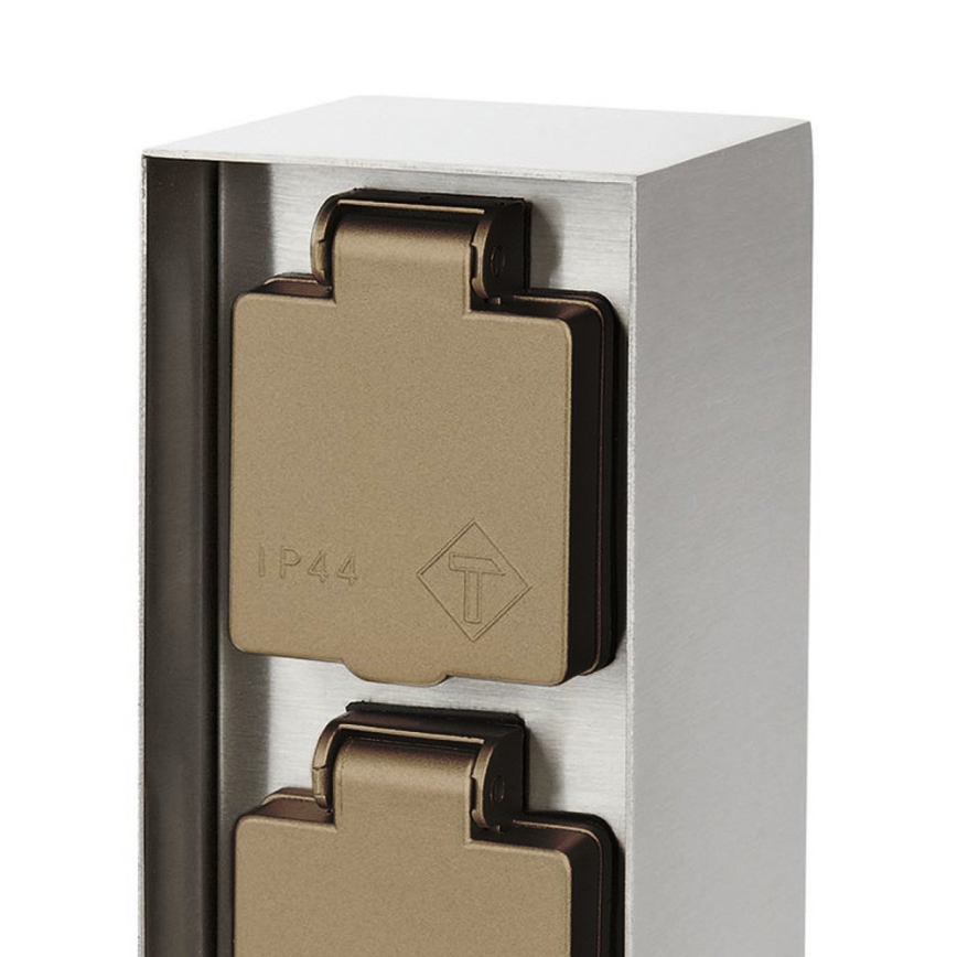 Philips 17108/47/46 - Stalp exterior cu prize MYGARDEN ROCK 230V