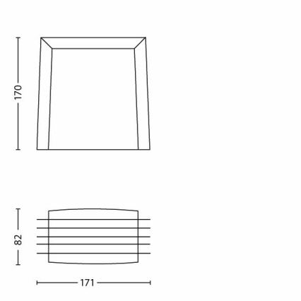 Corp de iluminat perete exterior 1xE27/15W/230V