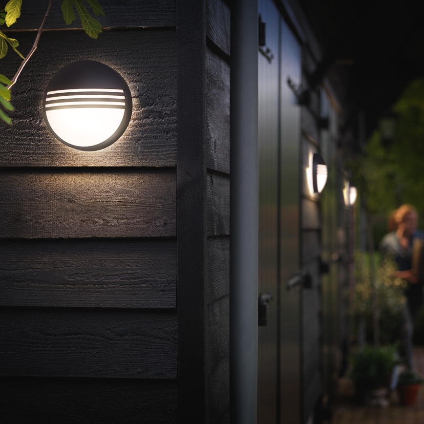 Philips 17296/30/16 - Corp de iluminat perete exterior MYGARDEN YARROW 1xLED/6W/230V
