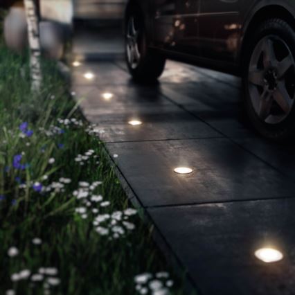 Philips - Corp LED de exterior îngropat pentru trafic auto, 3W/230V