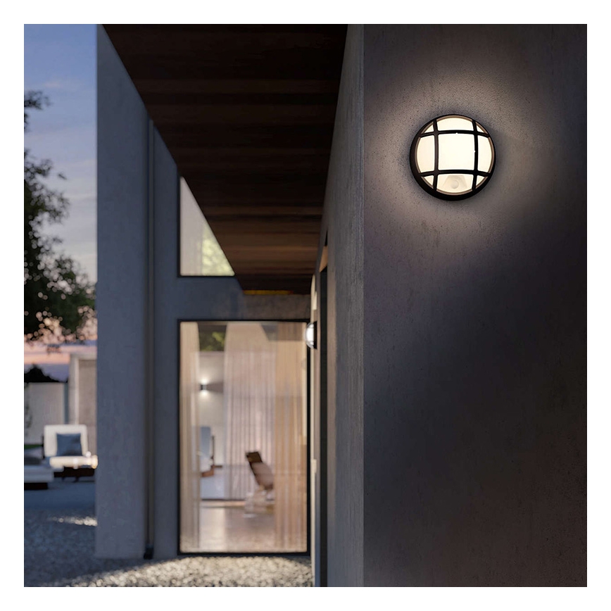 Philips 17319/30/16 - LED Corp de iluminat perete exterior senzor EAGLE 1xLED/3W/230V