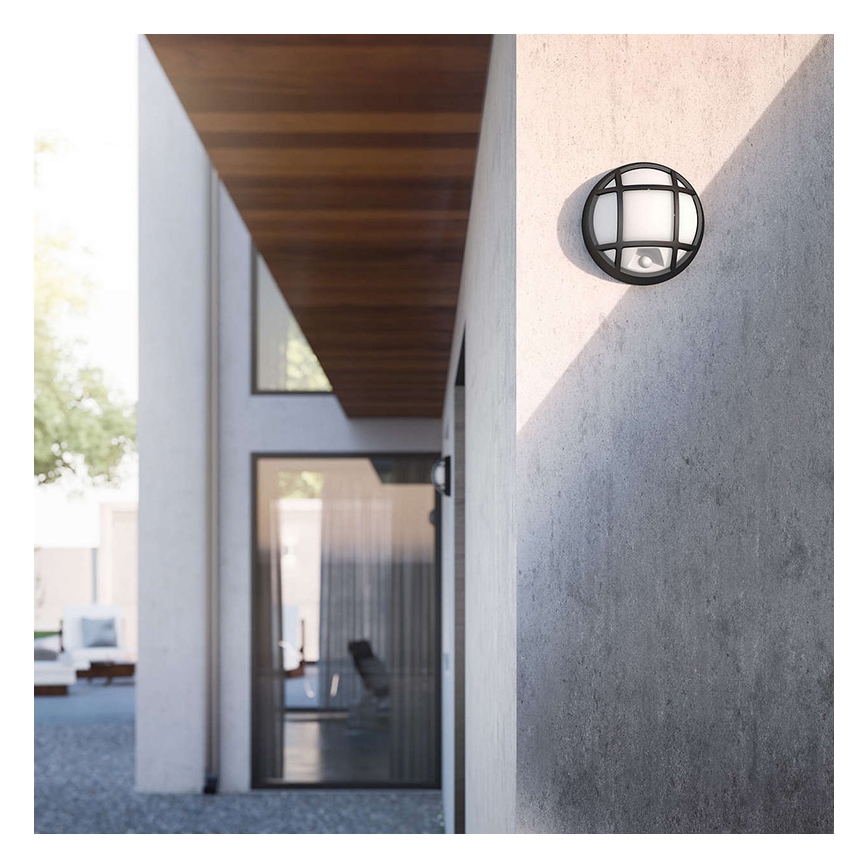 Philips 17319/30/16 - LED Corp de iluminat perete exterior senzor EAGLE 1xLED/3W/230V
