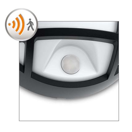 Philips 17319/30/16 - LED Corp de iluminat perete exterior senzor EAGLE 1xLED/3W/230V