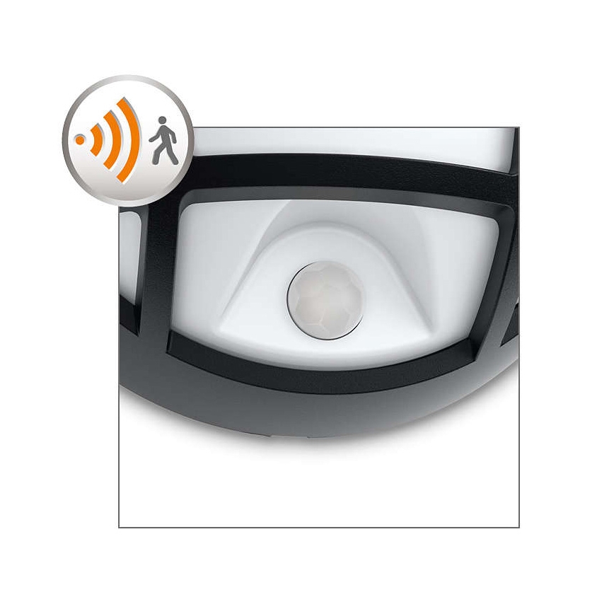 Philips 17319/30/16 - LED Corp de iluminat perete exterior senzor EAGLE 1xLED/3W/230V