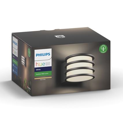 Philips 17401/93/P0 - LED Aplică dimmabilă perete exterior HUE LUCCA 1xE27/9,5W/230V