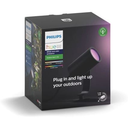 Philips - Spot exterior LED RGB Hue LILY LED/8W/230V IP65
