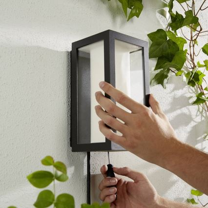 Philips - Lampă de perete LED RGBW reglabilă pentru exterior Hue IMPRESS 2xLED/8W/24V 2000-6500K IP44