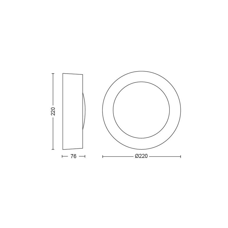 Philips - LED RGB Lampă exterior Hue DAYLO LED/15W/230V IP44