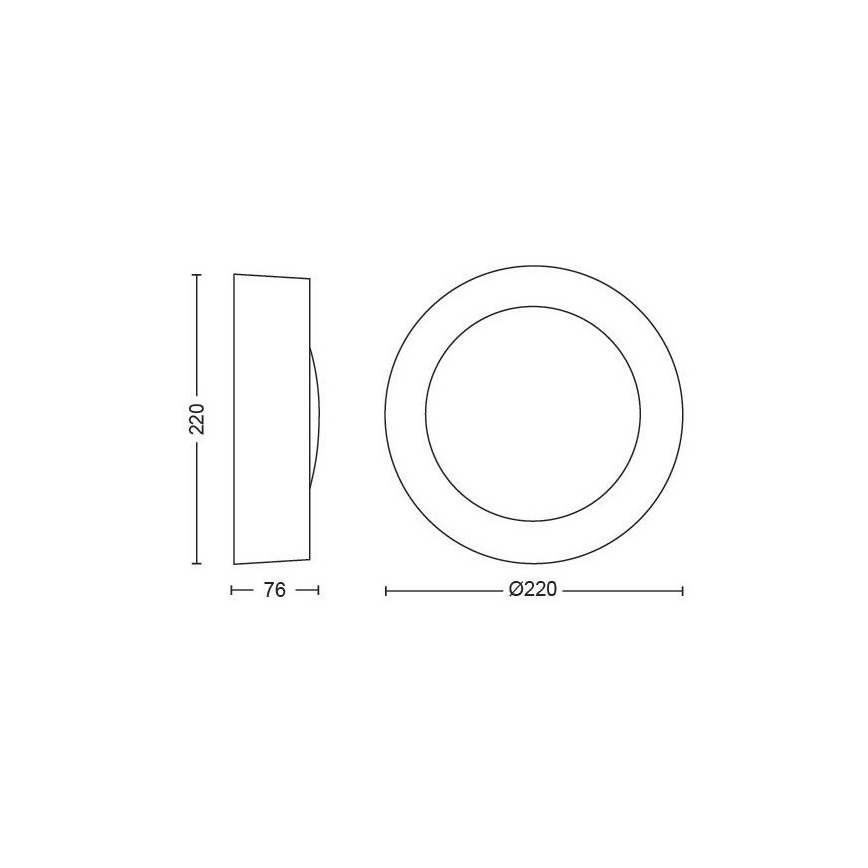 Philips - LED RGB Lampă exterior Hue DAYLO LED/15W/230V IP44