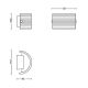 Philips 37309/06/16 - LED aplica perete INSTYLE ORTEGA 1xLED/3,5W/230V