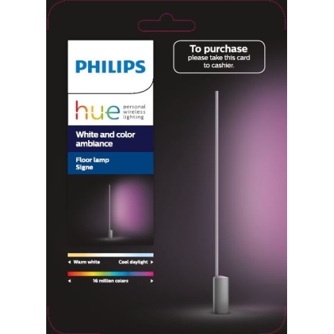 Philips 40802/48/P7 - Lampadaire LED RVB Hue SIGNE LED/32W/230V