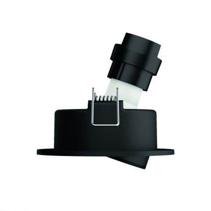 Philips - Set de 3 corpuri de iluminat încastrate LED RGBW, reglabile, 1xGU10/4,8W/230V, crom mat + telecomandă