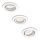Philips 50393/31/PN - Set 3x corpuri de iluminat încastrate DONEGAL, 1x GU10/5,5W/230V