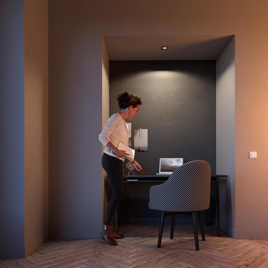 Philips 50401/17/PN - Lampa incastrata DONEGAL 1xGU10/5,5W/230V