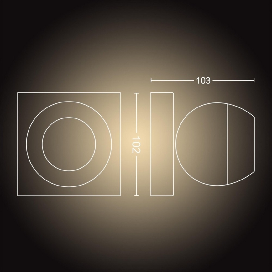 Philips - Spot LED dimabil Hue BUCKRAM 1xGU10/5W/230V cu telecomandă