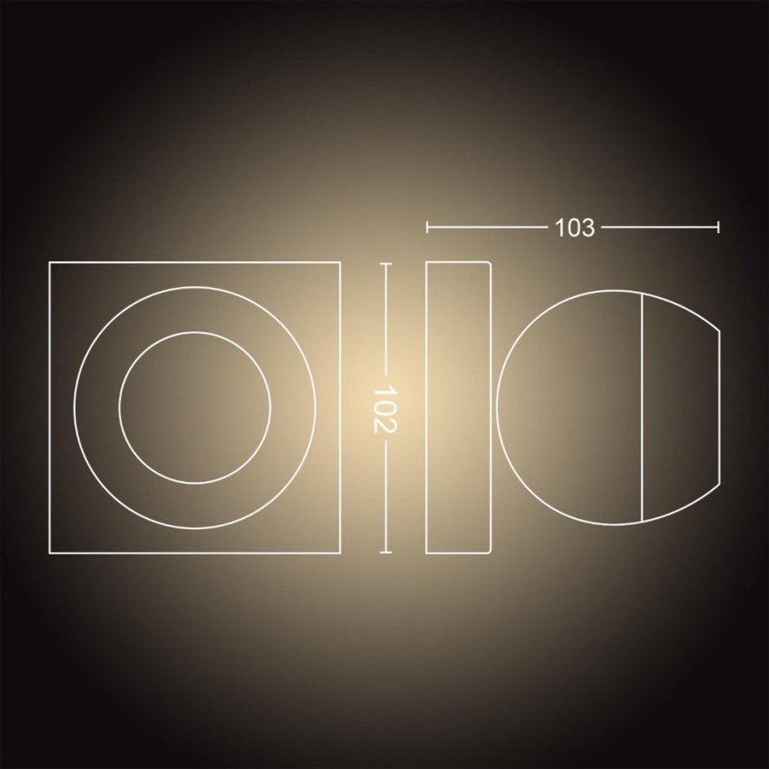 Philips - Spot LED dimabil Hue BUCKRAM 1xGU10/5W/230V cu telecomandă