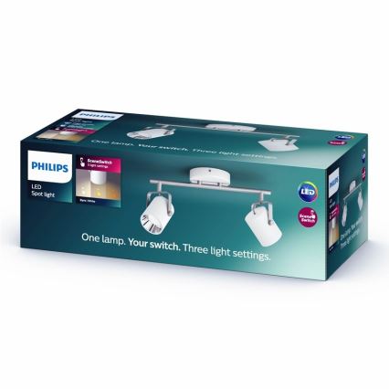 Philips - Spot LED cu 2xLED/4,3W/230V 2200/2500/2700K