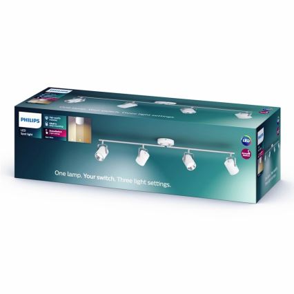 Philips - Spot LED cu 4xLED/4,3W/230V 2200/2500/2700K