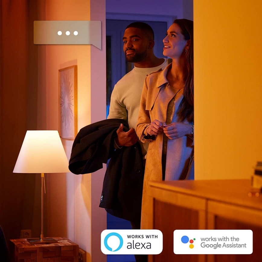 Philips - Lampă LED cu intensitate reglabilă Hue RUNNER 1xGU10/5W/230V + telecomandă