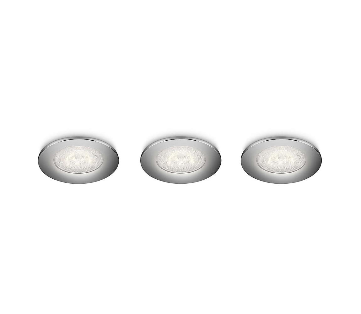 Philips 59100/11/16 - SET 3x Corp de iluminat LED tavan fals SCEPTRUM 1xLED/3W/230V