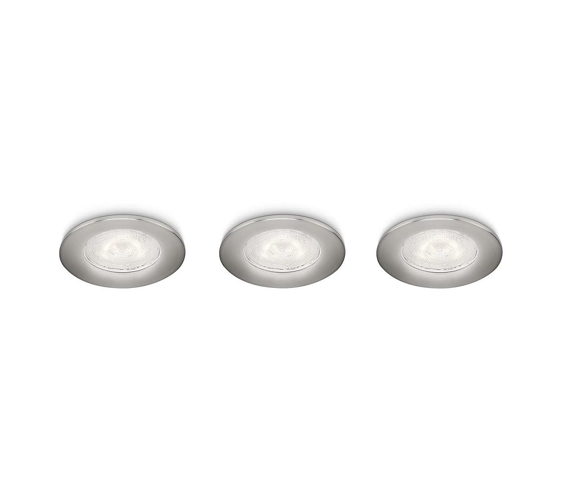 Philips 59100/17/16 - SET 3x Corp de iluminat LED tavan fals SCEPTRUM 1xLED/3W/230V