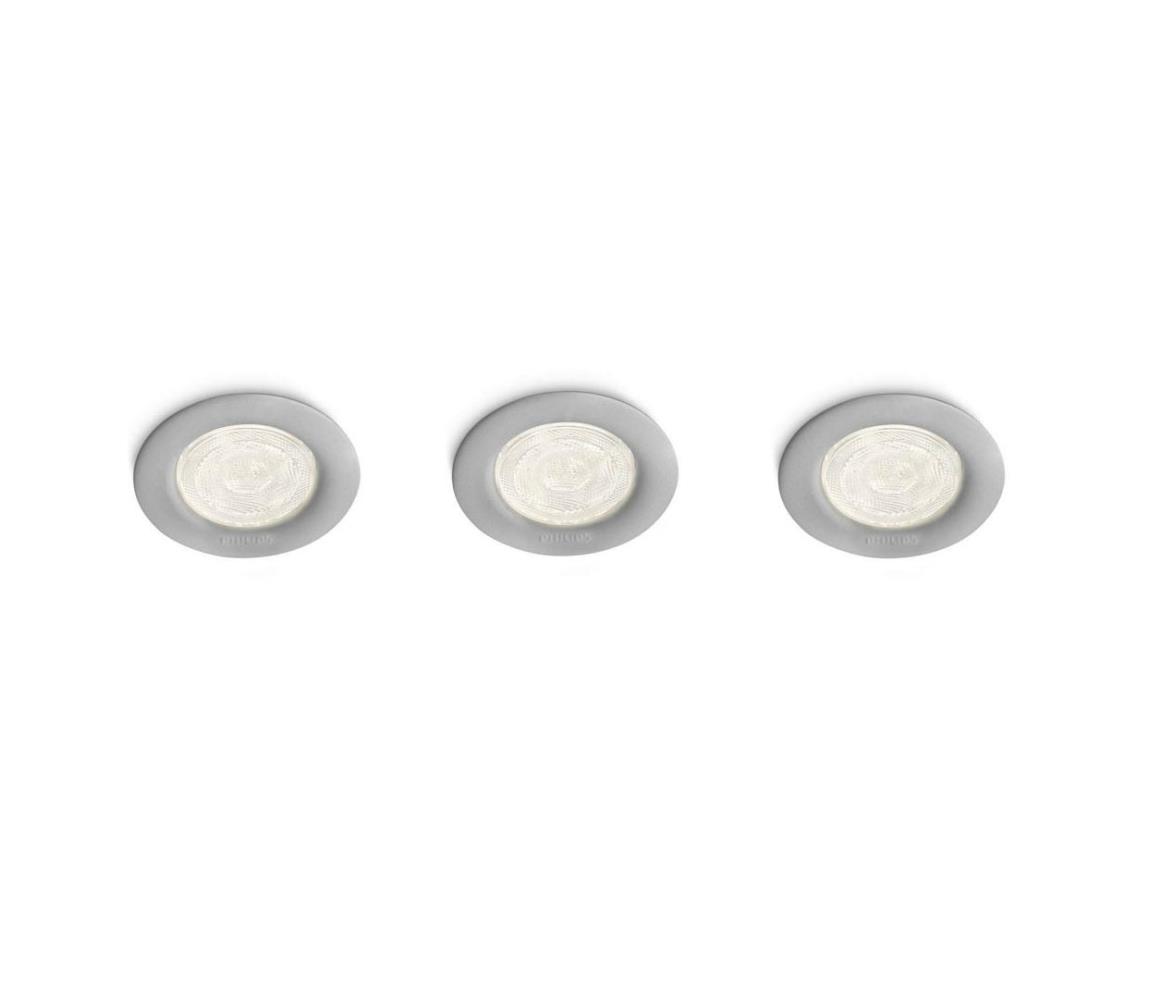 Philips 59100/87/16 - SET 3x Corp de iluminat LED tavan fals MYLIVING SCEPTRUM 3xLED/4W/230V