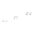 Philips 59243/31/E7 - SET 3x Lampă încastrată ENIF 1xGU10/50W/230V