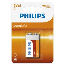 Philips 6F22L1B/10 - Baterie clorura de zinc 6F22 LONGLIFE 9V