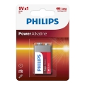 Philips 6LR61P1B/10 - Baterie alcalina 6LR61 POWER ALKALINE 9V 600mAh
