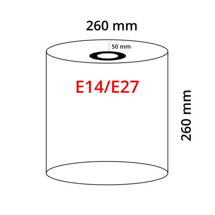 Philips 71751/00/26 – Abajur copii DISNEY FROZEN E14/E27 diametru 26 cm