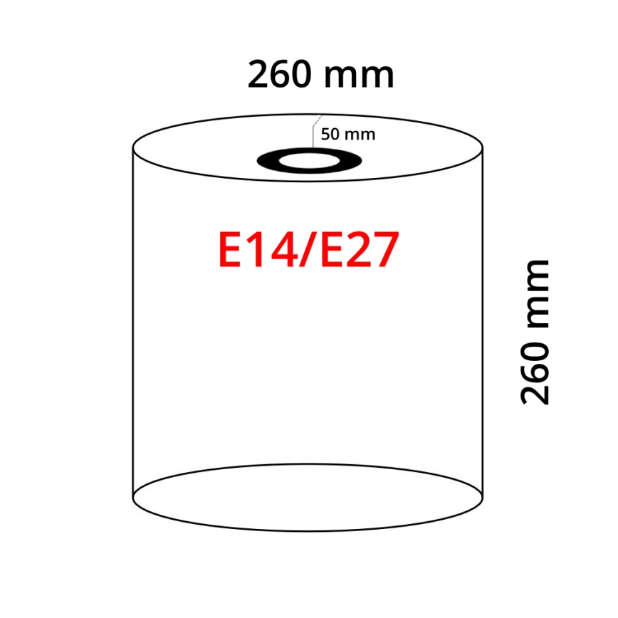 Philips 71751/00/26 – Abajur copii DISNEY FROZEN E14/E27 diametru 26 cm