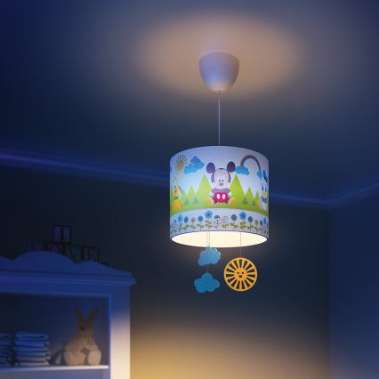 Philips 71753/30/16 - Lustra copii DISNEY MICKEY MOUSE 1xE27/23W/230V