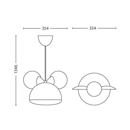 Lampa copii 1xE27/15W/230V