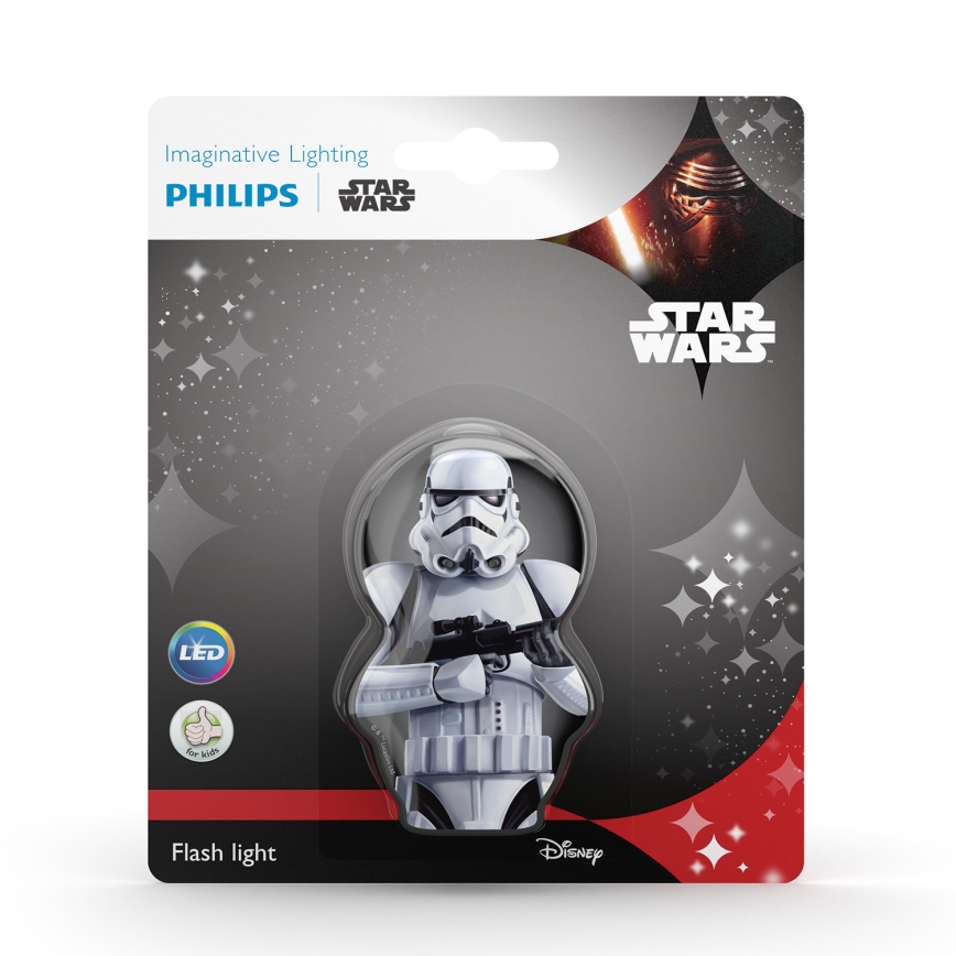 Philips 71767/97/16 - Lampă copii STAR WARS STORMTROOPER LED/0,3W