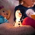Philips 71768/08/16 - Lampă LED pentru copii DISNEY FROZEN OLAF LED/0,3W/2xAAA om de zăpadă