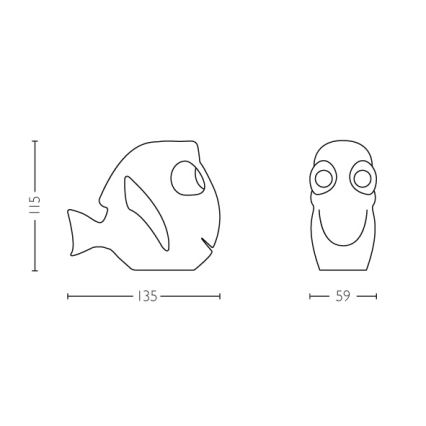 Lampa copii LED/2xAAA