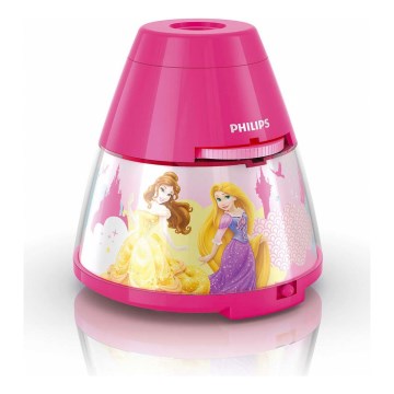 Philips 71769/28/16 - Lampă copii și proiector DISNEY PRINCESS LED/0,1W/3xAA