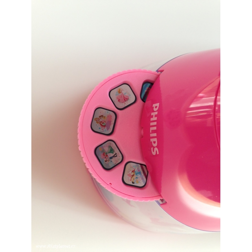 Philips 71769/28/16 - Lampă copii a projektor DISNEY PRINCESS 1xLED/0,1W + 3xLED/0,3W/4,5V