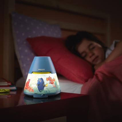 Philips 71769/90/16 - Lampă copii DISNEY FINDING DORY LED/0,1W/3xAAA