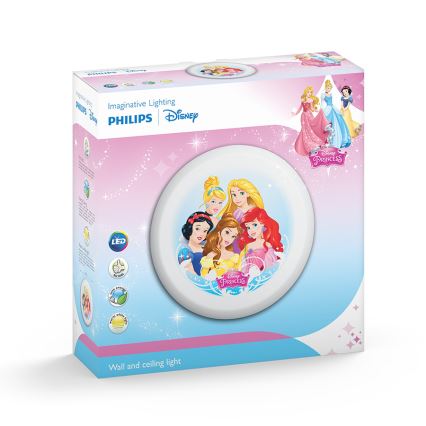 Philips 71884/28/P0 - LED Aplică perete copii DISNEY PRINCESS 4xLED/2,5W/230V