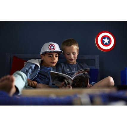Philips 71940/32/P0 - Lampa copii LED AVENGERS CAPTAIN AMERICA 2xLED/0,2W/3V