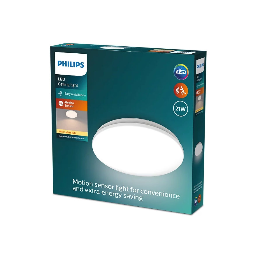 Philips - Plafonieră LED cu senzor ACUNA LED/21W/230V 2700K